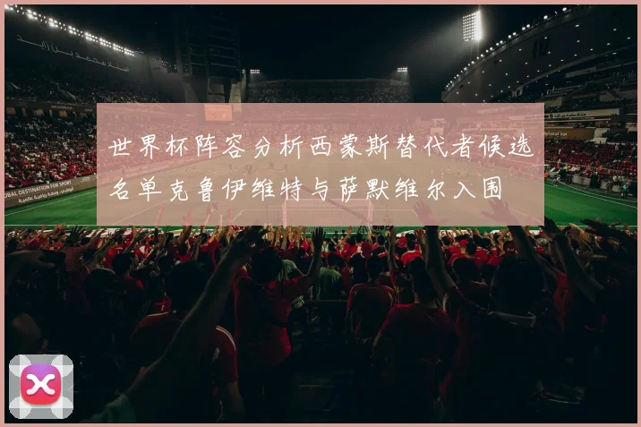 世界杯阵容分析西蒙斯替代者候选名单克鲁伊维特与萨默维尔入围